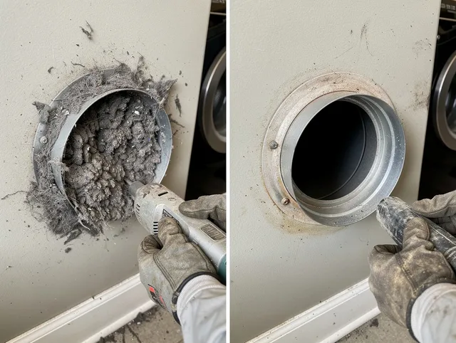 Professional clogged vent cleaning by Miramar Dryer Vent Cleaning in Miramar