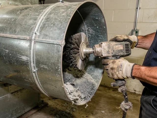 Industrial-grade dryer vent cleaning by Miramar Dryer Vent Cleaning in Miramar
