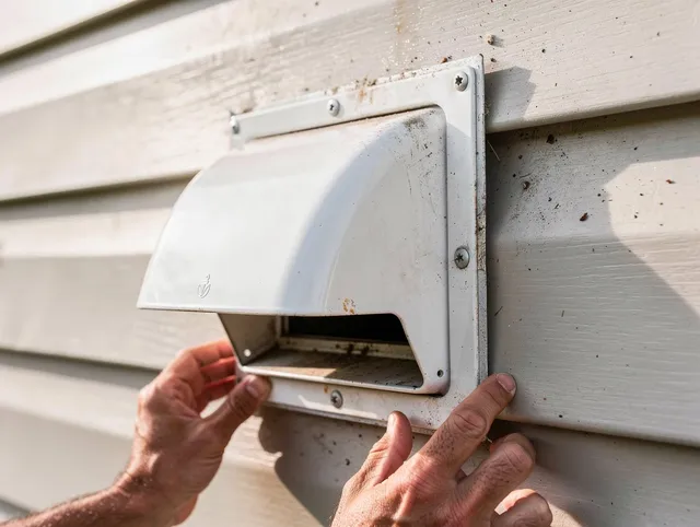 Miramar Dryer Vent Cleaning technician delivering thorough residential dryer vent cleaning service in Miramar